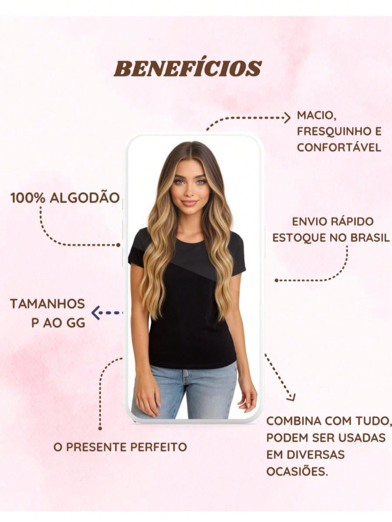 Blusa Feminina 100% Algodão – Borboleta & Girassol, Estampa Premium P M G GG