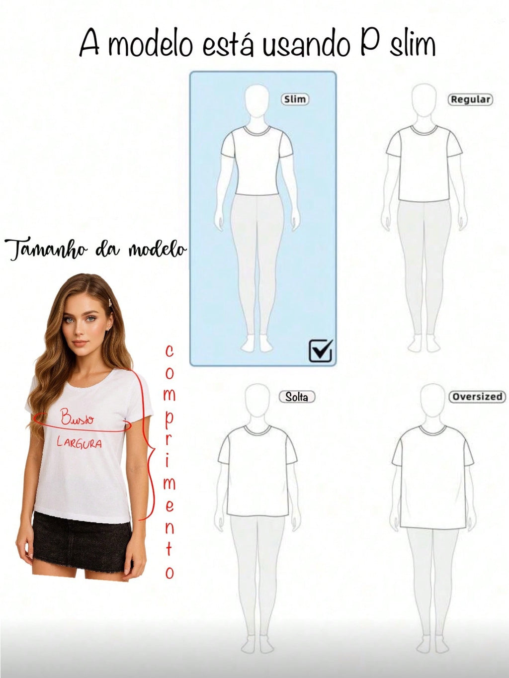 Kit 3 Blusas Femininas 100% Algodão Baby Look – Confortáveis, Estampas Modernas, P ao GG