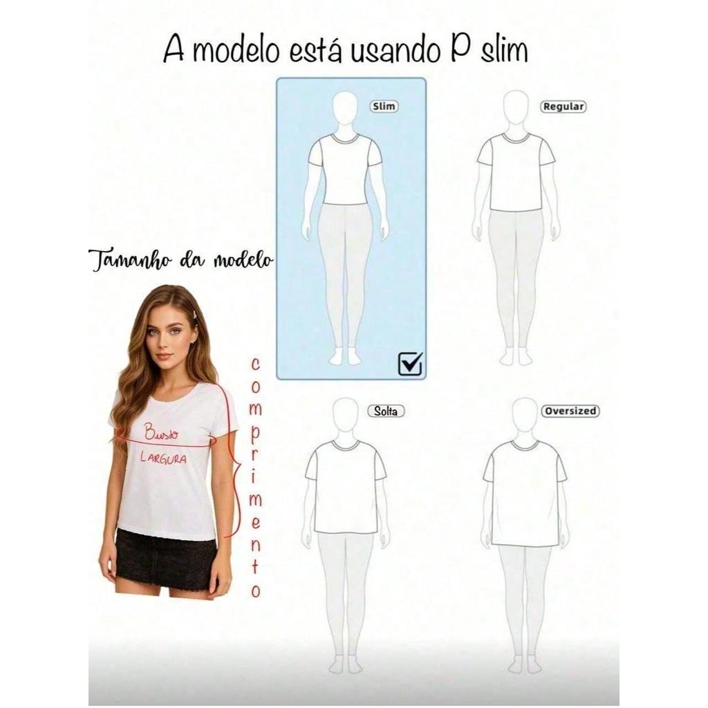 Blus  Feminina 100% Algodão Estampa Melancia Coração | Baby Look | P ao GG