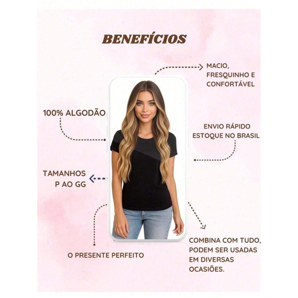 Kit 3 Blusas Femininas Estampadas Floral Casual – Manga Curta e Confortável